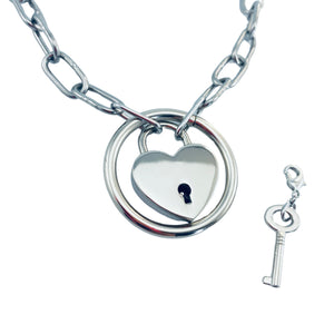 O-RING HEART NECKLACE